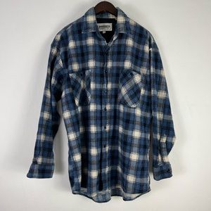 Wilderness Blue Flannel Size Large